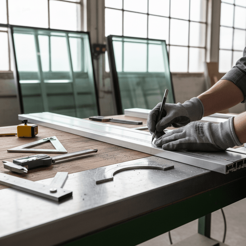 Taller de fabricación en metal y aluminio